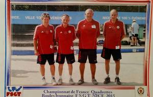 Champions de France 3e Div   NICE 2015