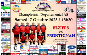 CHAMPIONNAT DEPARTEMENTAL MASCULIN  AS  Arvieu          BEZIERS   VS   FRONTIGNAN