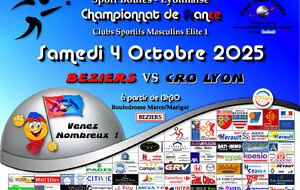 CDF ME1 BEZIERS / CRO LYON A 13H30