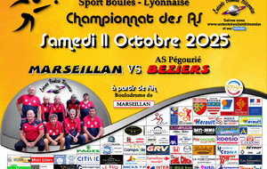 CHAMPIONNAT des AS   MARSEILLAN / BEZIERS 2  A 14H