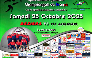 CDF MN3 BEZIERS / HAUT LIBRON A 13H30