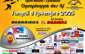 CHAMPIONNAT des AS   BEDARIEUX / BEZIERS 1  A 10H