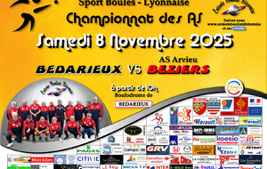 CHAMPIONNAT des AS   BEDARIEUX / BEZIERS 1  A 10H