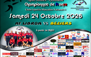 CHAMPIONNAT DE FRANCE MN3   HAUT LIBRON / BEZIERS A 13H30