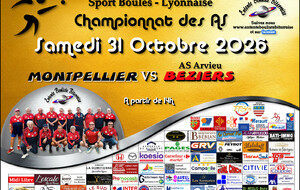 CHAMPIONNAT AS   MONTPELLIER / BEZIERS 2  A 14H