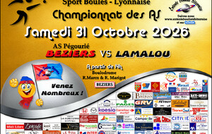 CHAMPIONNAT AS   LAMALOU / BEZIERS 1  A 14H