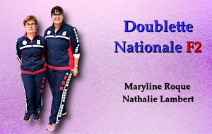  Doublette Nationale F2  2021 / 2022 