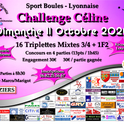 CHALLENGE CELINE - TRIPLETTES MIXTES 3/4