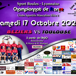 CHAMPIONNAT DE FRANCE ME2   BEZIERS / TOULOUSE A 13H30