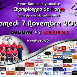 CHAMPIONNAT DE FRANCE ME2   DIGOIN / BEZIERS A 13H30