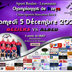 CHAMPIONNAT DE FRANCE ME2   BEZIERS / ALBEU  A 13H30