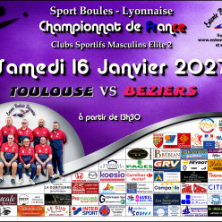 CHAMPIONNAT DE FRANCE ME2   TOULOUSE / BEZIERS A 13H30