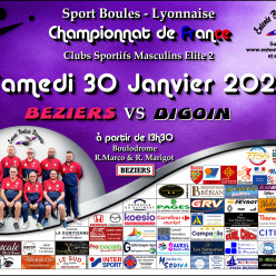 CHAMPIONNAT DE FRANCE ME2   BEZIERS / DIGOIN  A 13H30