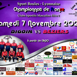 CHAMPIONNAT DE FRANCE ME2   DIGOIN / BEZIERS A 13H30