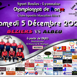 CHAMPIONNAT DE FRANCE ME2   BEZIERS / ALBEU  A 13H30