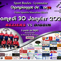 CHAMPIONNAT DE FRANCE ME2   BEZIERS / DIGOIN  A 13H30